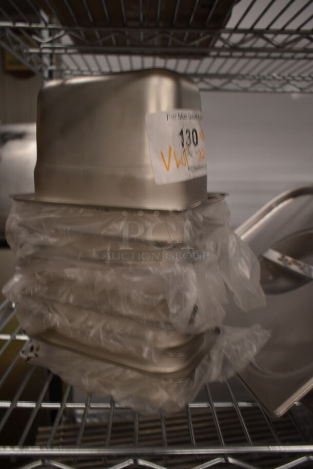 BRAND NEW SCRATCH AND DENT! Lot of Various Items Including Stainless Steel Drop In Bins; 4070949 1/9 and 1/2 Sizes and Two 1/2 Size Lids.  - Image 3 of 8