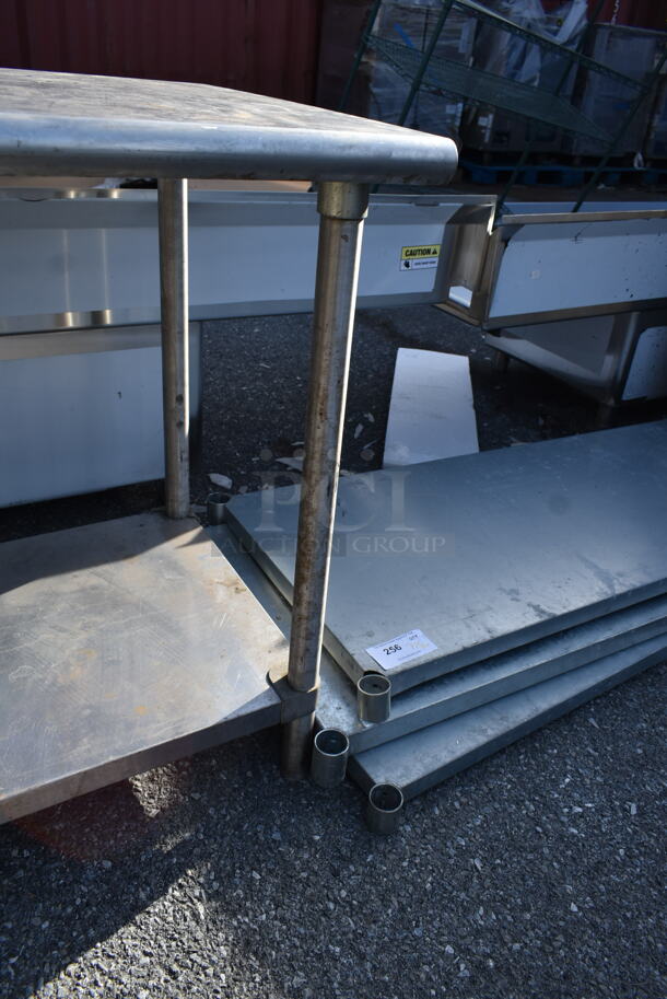 Stainless Steel Commercial Table w/ Under Shelf. - Image 4 of 4