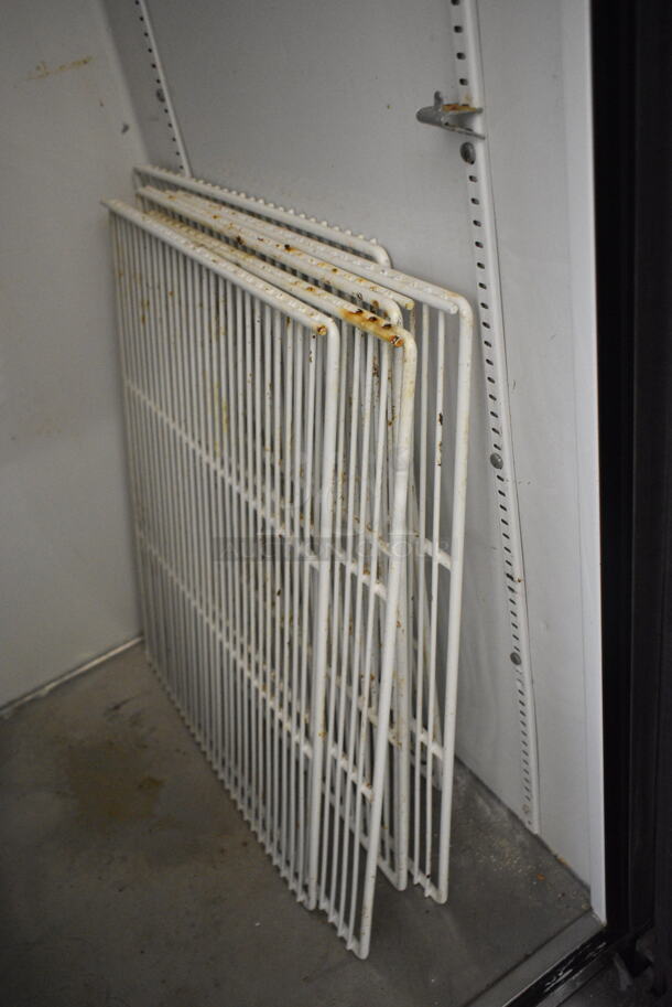 2014 True T-35 Stainless Steel Commercial 2 Door Reach In Cooler w/ Poly Coated Racks. 115 Volts, 1 Phase. Tested and Powers On But Does Not Get Cold - Image 5 of 9