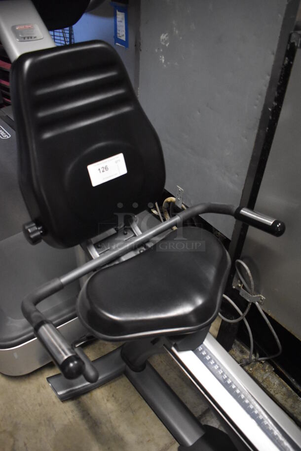 Vision Fitness HRT R2600 Metal Commercial Floor Style Stationary Exercise Bicycle. 27x60x51. Tested and Working! - Image 3 of 8