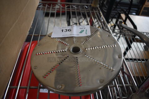 Metal Food Processor Blade. 8x8x2