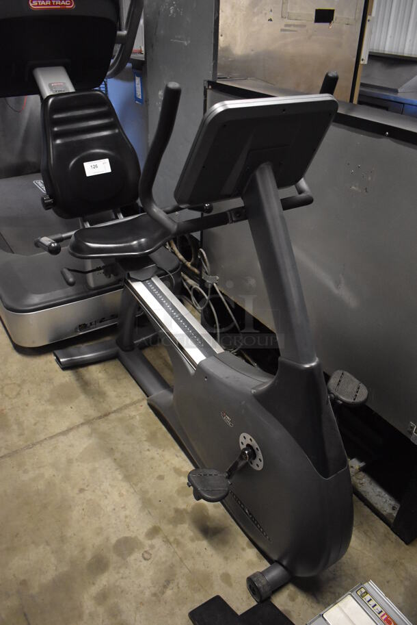 Vision Fitness HRT R2600 Metal Commercial Floor Style Stationary Exercise Bicycle. 27x60x51. Tested and Working! - Image 6 of 8