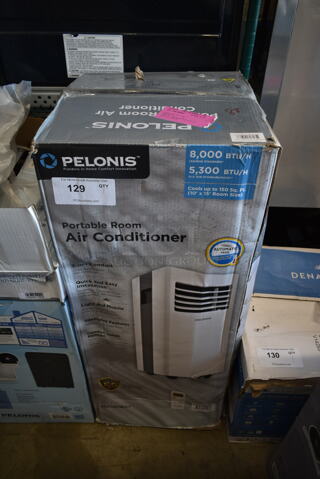 IN ORIGINAL BOX! Pelonis PAPO8R1BWT ENERGY STAR Portable Air Conditioner. 8,000 BTU. 115 Volts, 1 Phase.