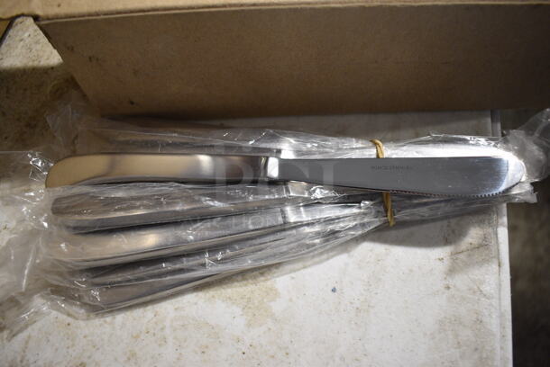 12 BRAND NEW! Stainless Steel Knives. 9