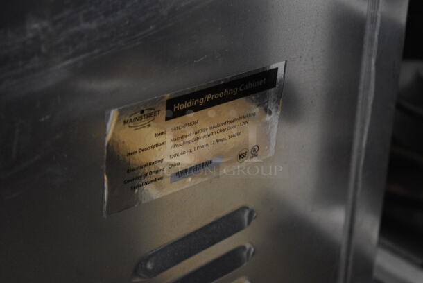 Mainstreet 541CHP1836I Metal Commercial Holding Warming Cabinet on Commercial Casters. 120 Volts, 1 Phase. 23x32x67.5. Tested and Working! - Image 7 of 7