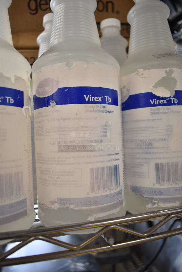 ALL ONE MONEY! Lot of 9 Diversey Virex Tb Bottles and 2 Boxes of 12 Seventh Generation 67227069 Auto Dish Powder.  - Image 5 of 5