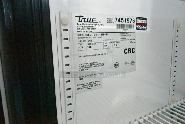 True TSSU-36-12M-B Stainless Steel Commercial Sandwich Salad Prep Table Bain Marie Mega Top on Commercial Casters. 115 Volts, 1 Phase. Tested and Working! - Image 7 of 7