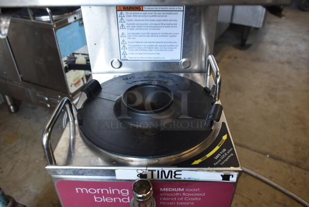 Curtis GEMSIF10A2419 Stainless Steel Commercial Countertop Coffee Machine w/ Satellite Server, Hot Water Dispenser, 2 Poly Brew Baskets and Drip Tray. 220 Volts, 1 Phase. - Image 8 of 10