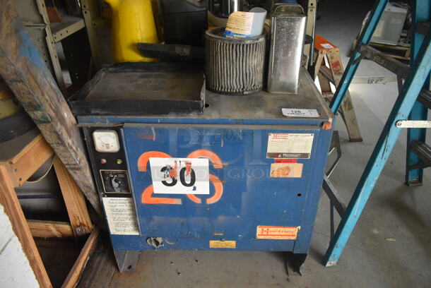 Hertner 3TF12-680 Blue Metal Floor Style Forklift Battery Charger. 220/440 Volts, 3 Phase. BUYER MUST REMOVE. - Image 1 of 4