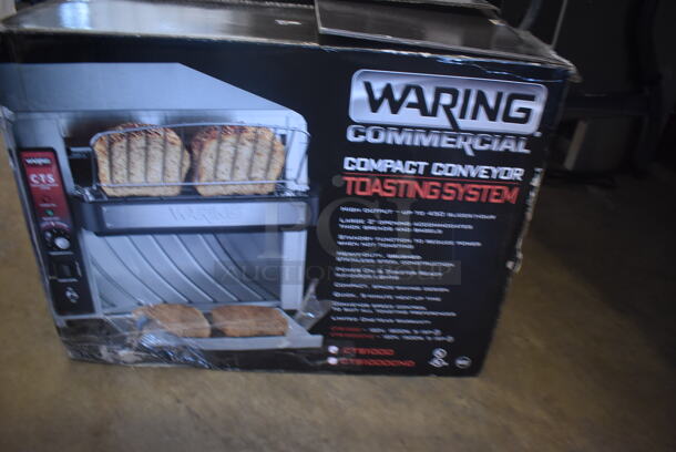 BRAND NEW IN BOX! Waring CTS1000 Commercial Countertop Compact Conveyor Toasting System Toaster 120 Volt 1 Phase - Image 1 of 3