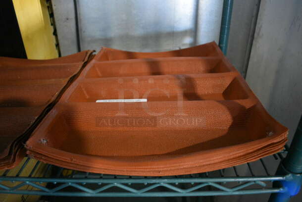 12 Orange Silform 4 Loaf Baking Pan Liners. 18x13x1.5. 12 Times Your Bid! - Image 3 of 3