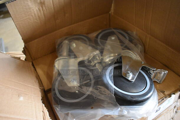8 BRAND NEW! Boxes of 4 Johnson Rose Model 11245 Commercial Casters. 8 Times Your Bid! - Image 2 of 5