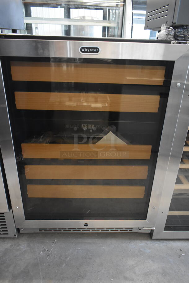 BRAND NEW SCRATCH AND DENT! Whynter BWR-462D 46-Bottle Dual Temperature Zone Built-In Wine Refrigerator Merchandiser. 115 Volts, 1 Phase. Tested and Working! - Image 3 of 7