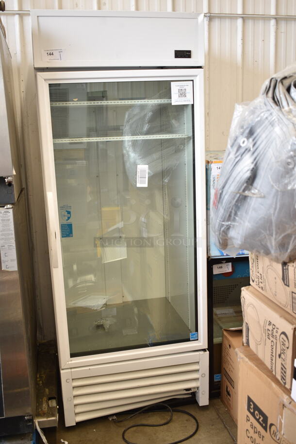 2023 True TSCI-600R-G-PH Commercial Single Door Cooler Merchandiser w/ Poly Racks. 115 Volts, 1 Phase. Tested and Working! - Image 1 of 5