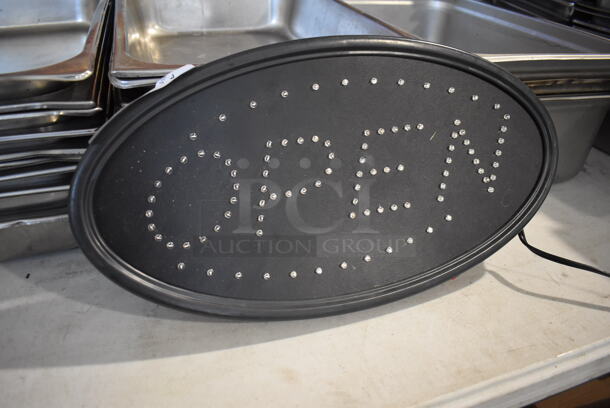Open Light Up Sign. 19x10x1. Tested and Does Not Power On - Image 2 of 5