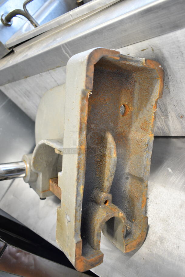 2 Items; Meat Grinder Attachment w/ Tray and Clamp? 2 Times Your Bid!  - Image 10 of 11