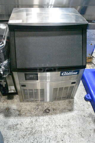2024 Coldline ICE180-HA Stainless Steel Commercial Self Contained Undercounter Ice Machine. 115 Volts, 1 Phase. 