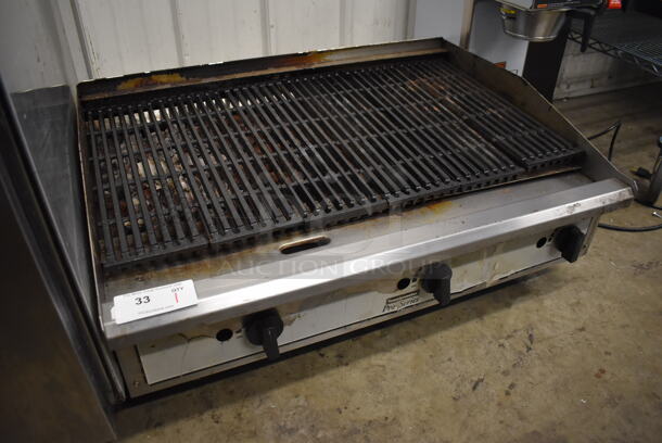 Toastmaster Pro Series Stainless Steel Commercial Countertop Natural Gas Powered Charbroiler Grill. 36x28x16 - Image 4 of 6