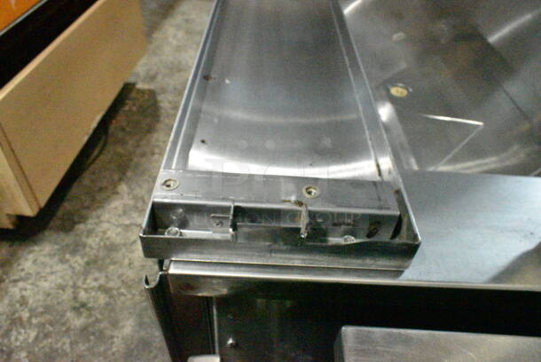 Vollrath 36165-00001-EFA Stainless Steel Refrigerated Buffet Station on Commercial Casters. 120 Volts, 1 Phase. Tested and Working!
 - Image 6 of 12