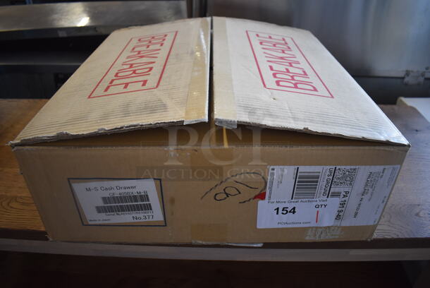 BRAND NEW IN BOX! Metal Cash Drawer. 16x16.5x4 - Image 3 of 4