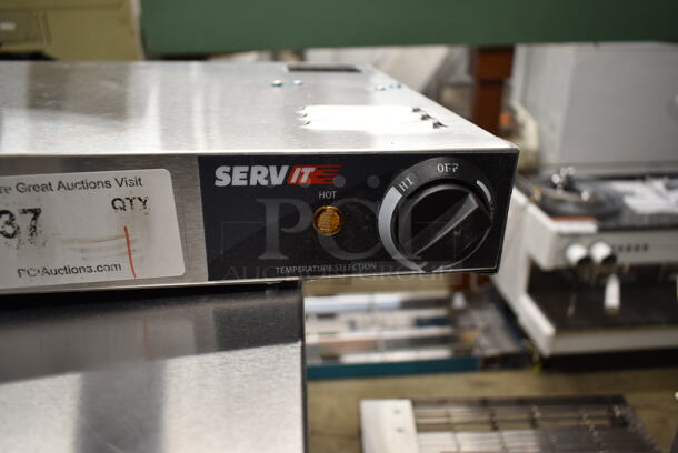 BRAND NEW SCRATCH AND DENT! ServIt 423SWID48 48" High Wattage Double Strip Warmer with Adjustable Infinite Controls and 3" Spacer. 120 Volts, 1 Phase.  - Image 3 of 7