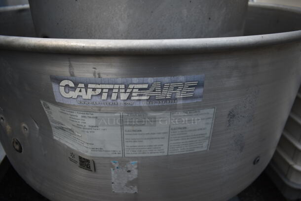 CaptiveAire DU85HFA Metal Commercial Rooftop Mushroom Exhaust Fan. 115 Volts, 1 Phase. - Image 2 of 5