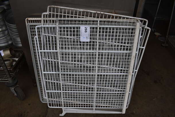 ALL ONE MONEY! Lot of White Poly Racks for Cooler or Freezer!