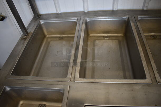 Servolift Eastern 501L-6L Metal Commercial 6 Well L Shaped Steam Table w/ Sneeze Guard on Commercial Casters. 120/208 Volts, 3 Phase. 62x72.5x52 - Image 4 of 10