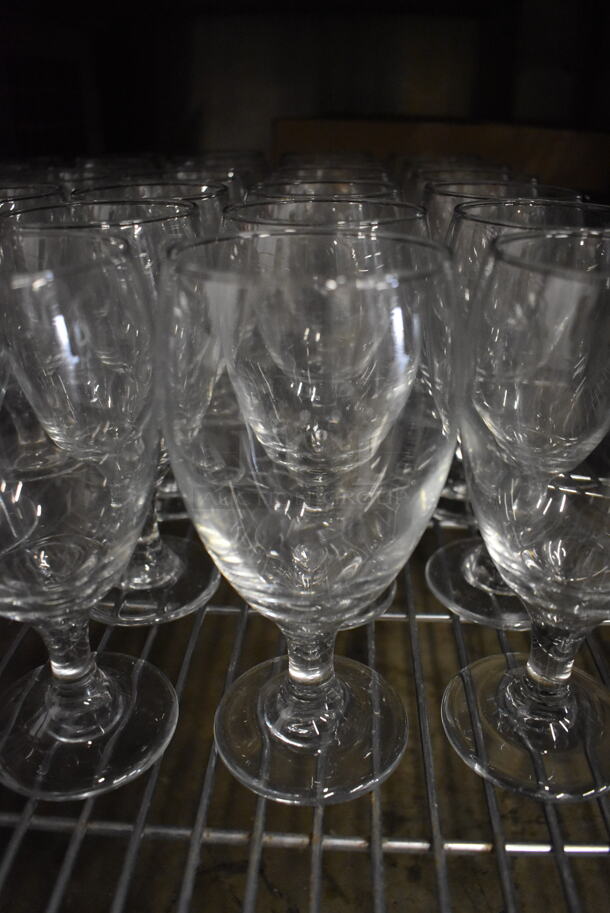 26 Wine Glasses. 3.5x3.5x7. 26 Times Your Bid! - Image 2 of 3