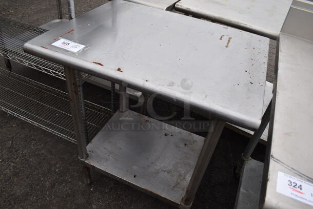 Stainless Steel Table w/ Under Shelf. 30x24x36 - Image 3 of 4