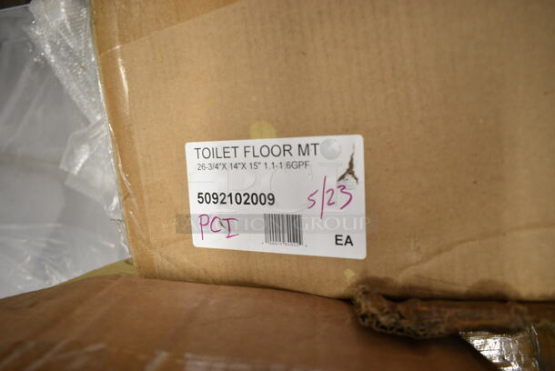IN ORIGINAL BOX! Sloan 2102009 Standard Elongated Floor-Mounted Toilet - 1.1 to 1.6 GPF.  - Image 4 of 4