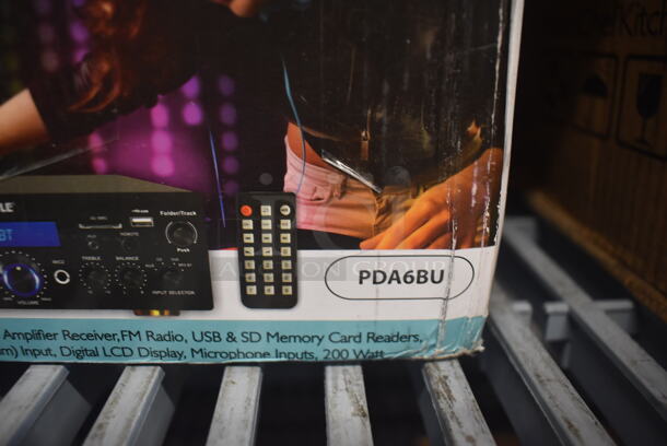 BRAND NEW IN BOX! Pyle PDA6BU Bluetooth Stereo Amplifier. 10x9x3.5 - Image 5 of 5