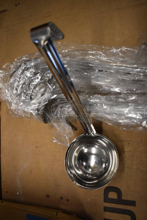 Box of 12 BRAND NEW! Winco LDI-10SH Stainless Steel Ladles. 8". 12 Times Your Bid! - Image 3 of 5