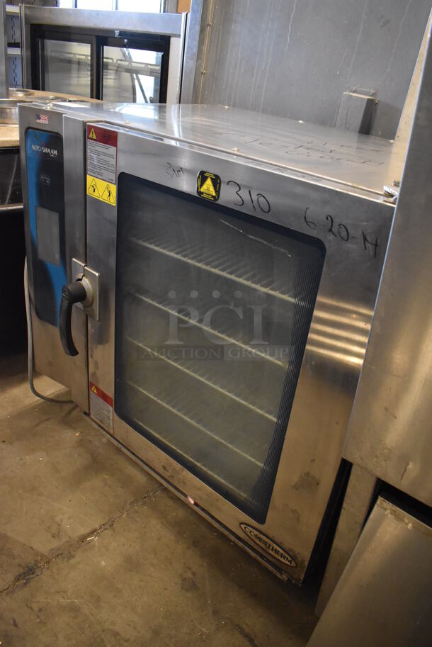 2014 Alto Shaam 10.10 ESI Stainless Steel Commercial Electric Powered Combitherm Convection Oven w/ View Through Door and Metal Oven Racks. 208-240 Volts, 3 Phase. 42x32x39 - Image 4 of 5