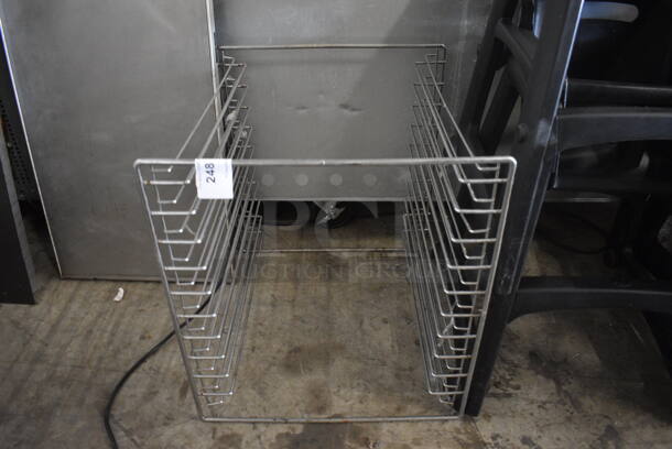 Metal Pan Rack. 21.5x23x24