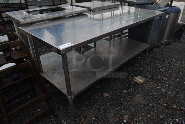 Stainless Steel Commercial Table w/ Under Shelf. - Image 1 of 4