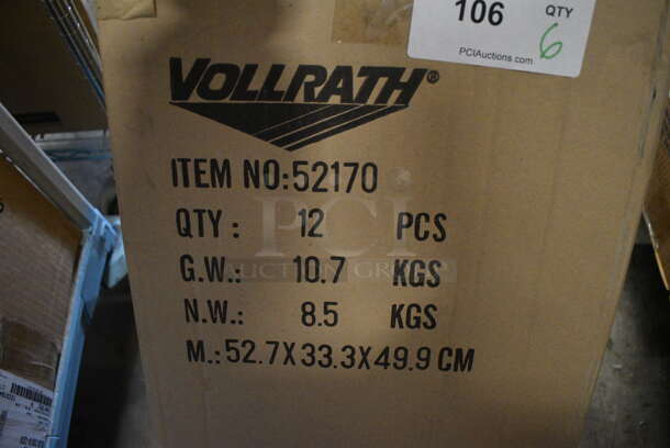 6 BRAND NEW IN BOX! Vollrath Black Poly Insulated Servers. 6 Times Your Bid! - Image 4 of 4