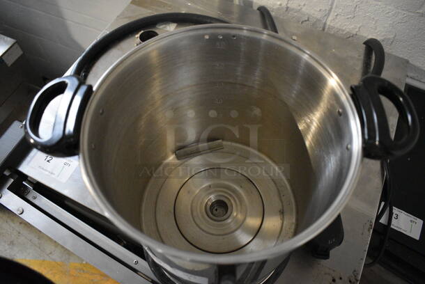 Hamilton Beach Chrome Finish Coffee Urn. 14x10x14 - Image 4 of 4