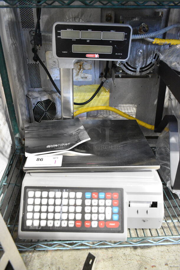 BRAND NEW SCRATCH AND DENT! Torrey W-LABEL40LP 40 lb. WiFi Price Computing Scale with Thermal Label Printer,. 120 Volts, 1 Phase. Tested and Working! - Image 2 of 9