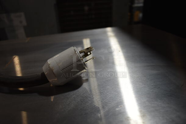 Manitowoc SY0454A Stainless Steel Commercial Ice Machine Head on Commercial Ice Bin. 115 Volts, 1 Phase.  - Image 3 of 4