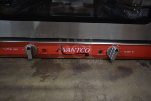 BRAND NEW SCRATCH AND DENT! Avantco 177CO28M Stainless Steel Commercial Half Size Countertop Convection Oven, 2.3 cu. ft. 208/240 Volts.  - Image 3 of 6