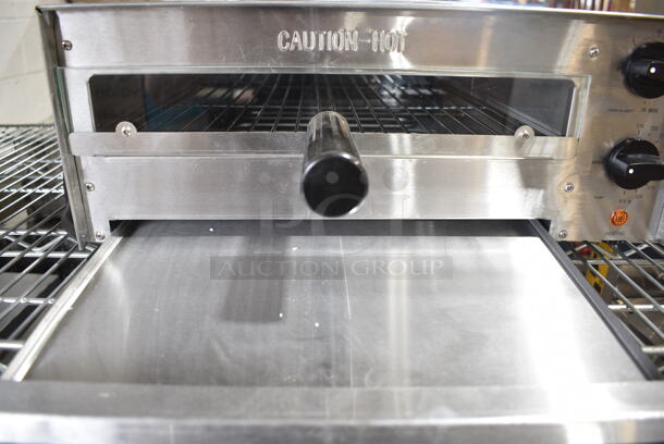 2024 Crosson FPO-13 Stainless Steel Commercial Countertop Electric Powered Pizza Oven. 120 Volts, 1 Phase. Tested and Working! - Image 4 of 6