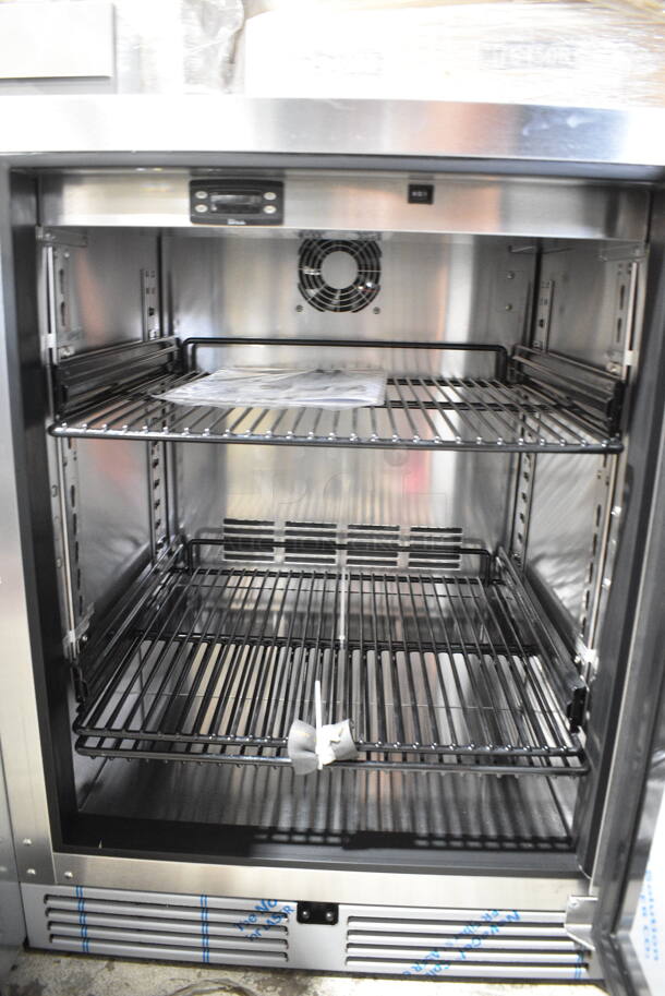 BRAND NEW! 2021 Perlick HB24RS4S-00-SRF0R Stainless Steel Commercial Single Door Undercounter Cooler. 115 Volts, 1 Phase. Tested and Working! - Image 2 of 5