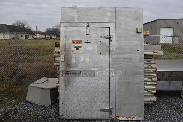 US Cooler 8'x12'x8'  Walk In Cooler Box w/ Copeland CR18K6-TF5-875 Compressor and Condensing Fan. 208/240 Volts, 3 Phase. Picture of the Unit Before Removal Is Included In the Listing. - Image 10 of 10