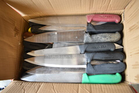 60 SHARPENED Stainless Steel Knives Including Chef Knives. 60 Times Your Bid! 