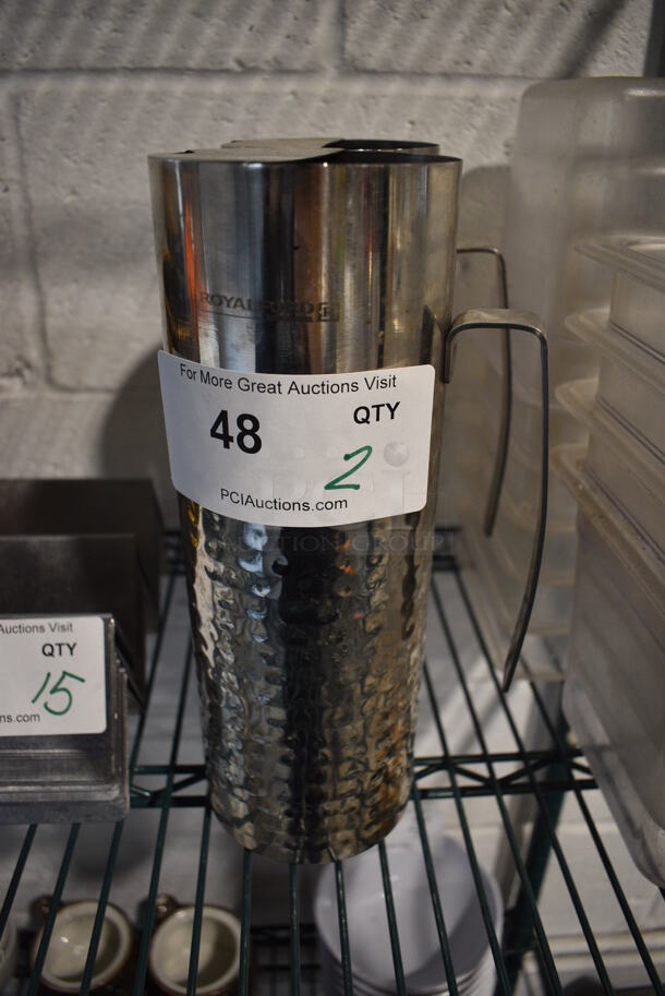 2 Metal Pitchers. 6x4x11. 2 Times Your Bid! - Image 1 of 3