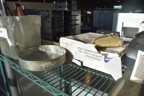 ALL ONE MONEY! Tier Lot of Various Items Including Poly Bins and Shredder Top - Image 4 of 5