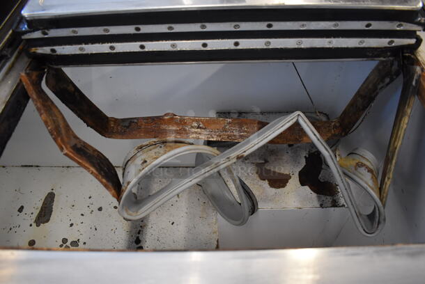 Beverage Air Metal Commercial Chest Freezer w/ 2 Center Hinge Lids. 54.5x30.5x38. Tested and Working! - Image 7 of 9