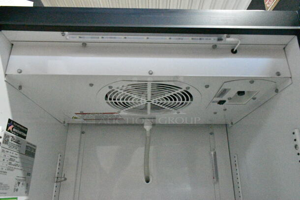 2023 True GDM-10-HC Metal Commercial Single Door Reach In Cooler Merchandiser w/ Poly Coated Racks. 115 Volts, 1 Phase. Tested and Working! - Image 3 of 4