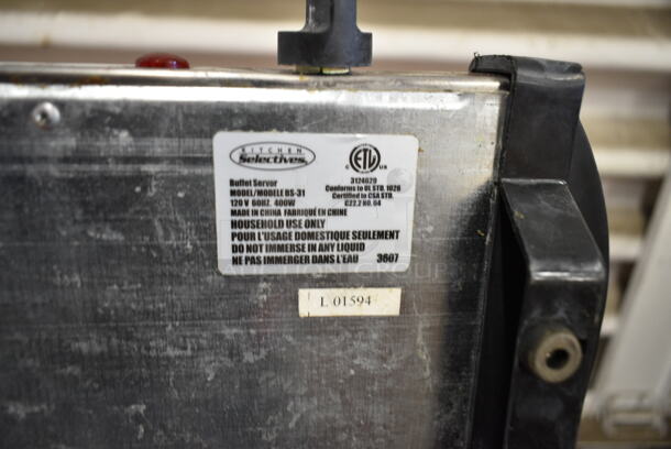 Kitchen Selectives BS-31 Metal Countertop Electric Powered Heated Tray. 120 Volts, 1 Phase. Tested and Working! - Image 4 of 4